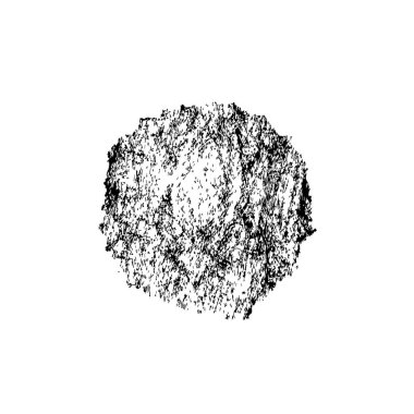 Beyaz arka planda soyut siyah nokta. vektör illüstrasyonu