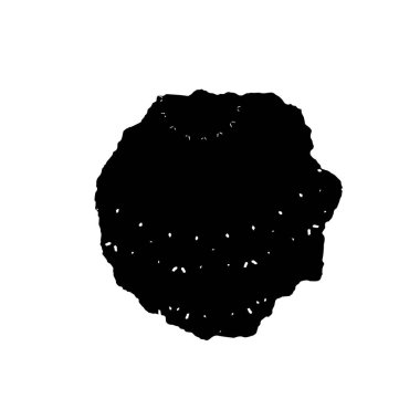 Beyaz arka planda soyut siyah nokta. vektör illüstrasyonu