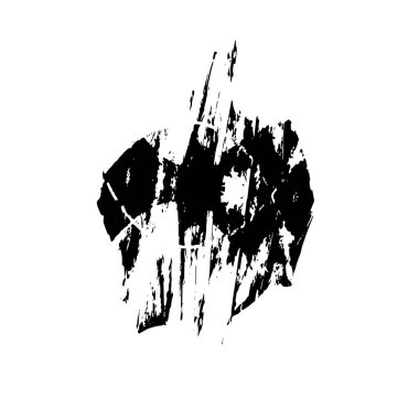 Beyaz arka planda soyut siyah nokta. vektör illüstrasyonu