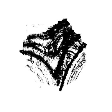 Beyaz arkaplanda soyut grunge mürekkep lekesi