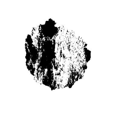 Beyaz arka planda soyut siyah nokta. vektör illüstrasyonu