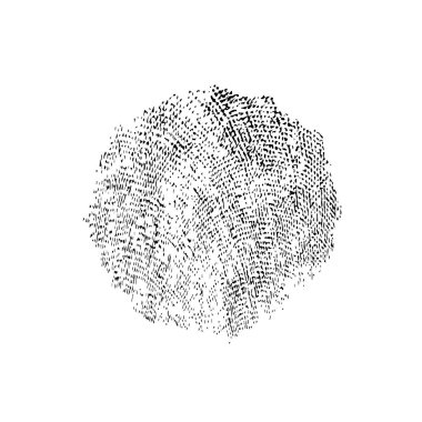 Beyaz arka planda soyut siyah nokta. vektör illüstrasyonu