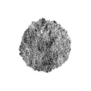 Beyaz arka planda soyut siyah nokta. vektör illüstrasyonu