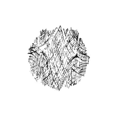 Beyaz arka planda soyut siyah nokta. vektör illüstrasyonu