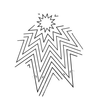 Beyaz arka planda soyut siyah nokta. vektör illüstrasyonu