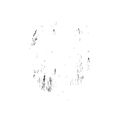 Beyaz arka planda soyut siyah nokta. vektör illüstrasyonu