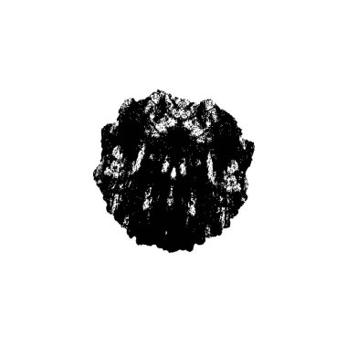 Beyaz arka planda soyut siyah nokta. vektör illüstrasyonu