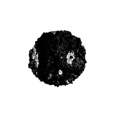 Beyaz arka planda soyut siyah nokta. vektör illüstrasyonu