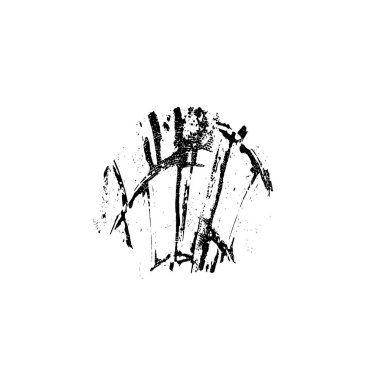 Beyaz arka planda soyut siyah nokta. vektör illüstrasyonu