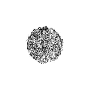 Beyaz arkaplanda soyut grunge mürekkep lekesi