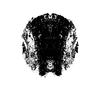 Beyaz arka planda soyut siyah nokta. vektör illüstrasyonu