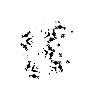 Beyaz arka planda soyut siyah nokta. vektör illüstrasyonu