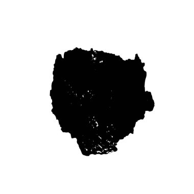 Beyaz arka planda soyut siyah nokta. vektör illüstrasyonu