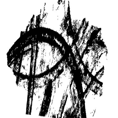 Beyaz arka planda soyut siyah nokta. vektör illüstrasyonu