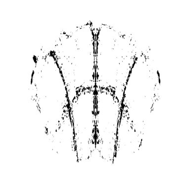 Beyaz arka planda soyut siyah nokta. vektör illüstrasyonu