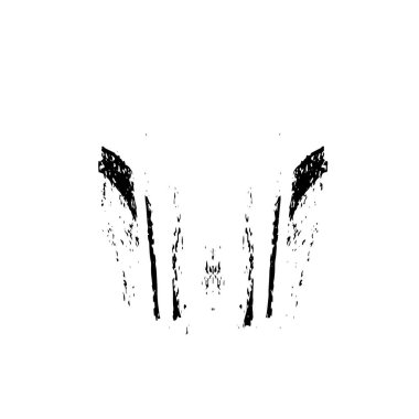 Beyaz arka planda soyut siyah nokta. vektör illüstrasyonu