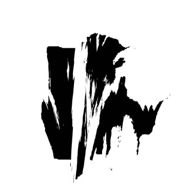 Beyaz arka planda soyut siyah nokta. vektör illüstrasyonu