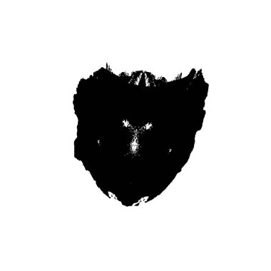 Beyaz arka planda soyut grunge siyah nokta. vektör illüstrasyonu