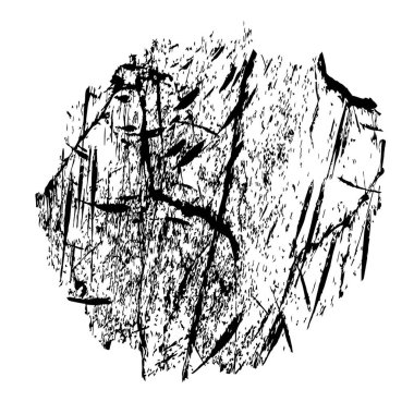 Beyaz arka planda soyut grunge siyah nokta. vektör illüstrasyonu