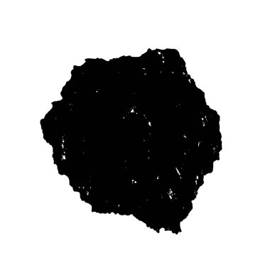 Beyaz arkaplanda soyut grunge mürekkep lekesi