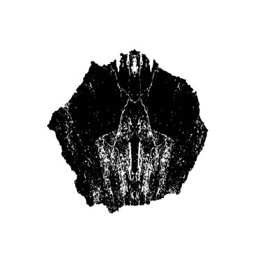 Beyaz arka planda soyut grunge siyah nokta. vektör illüstrasyonu