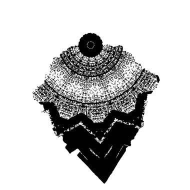 creative black brush stroke on white background 