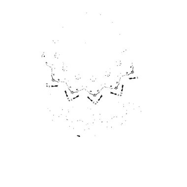 creative black brush stroke on white background 