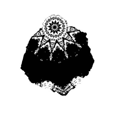 creative black brush stroke on white background 