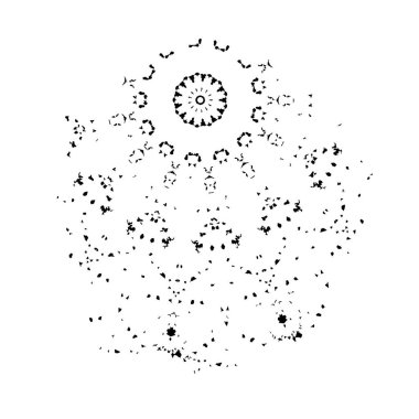 creative black brush stroke on white background 