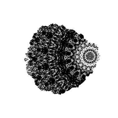 creative black brush stroke on white background 