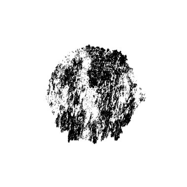 Siyah fırça darbesi ve beyaz. grunge soyut el boyaması elementler.