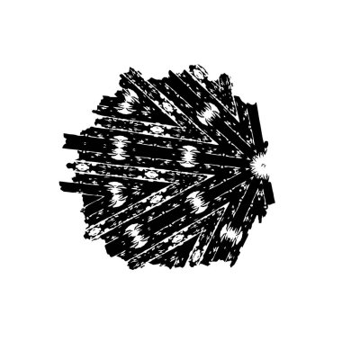 grunge siyah ve beyaz tehlike arkaplanı