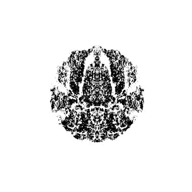 Siyah ve beyaz simgesinin vektör illüstrasyonu.