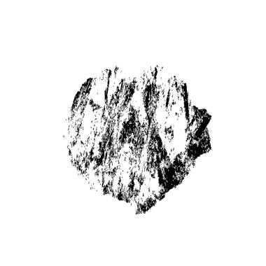 Siyah el çizilmiş mürekkep lekesi. Grunge dokusu. grunge fırça darbeleri.