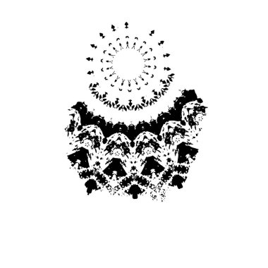 Grunge boyası siyah beyaz arkaplan. 