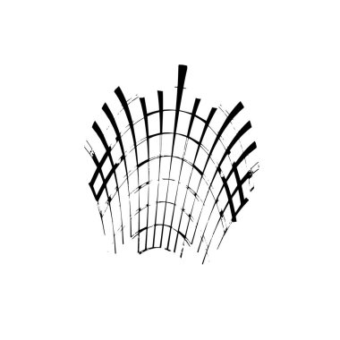 Grunge boyası siyah beyaz arkaplan. 