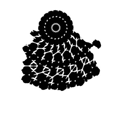 Grunge boyası siyah beyaz arkaplan. 