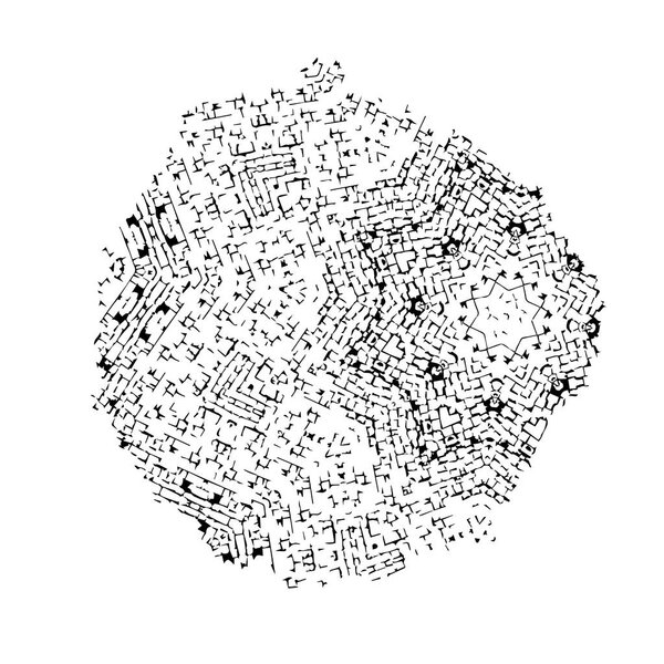 web simple illustration of black and white ink splash stroke