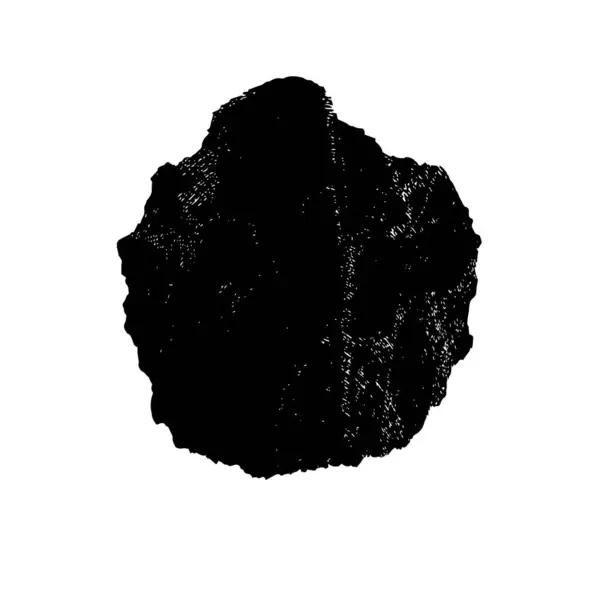 白い背景の抽象的なブラックスポット ベクトルイラスト — ストックベクタ