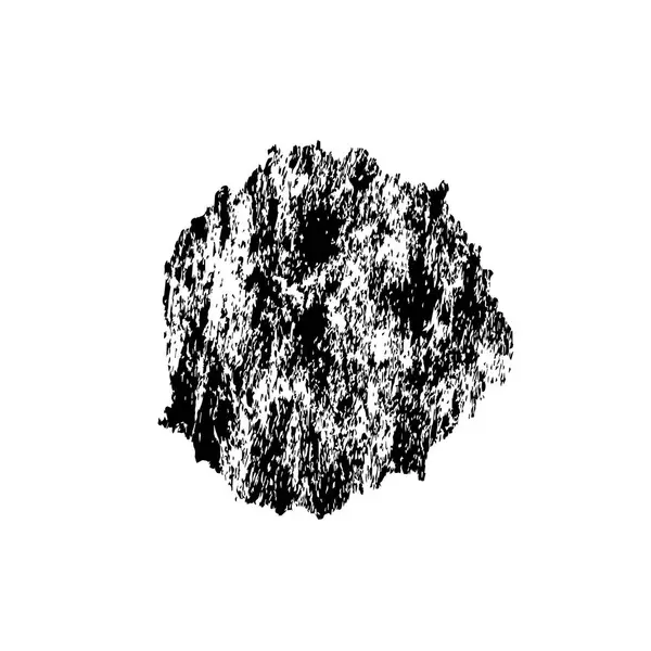 Абстрактное Черное Пятно Белом Фоне Векторная Иллюстрация — стоковый вектор
