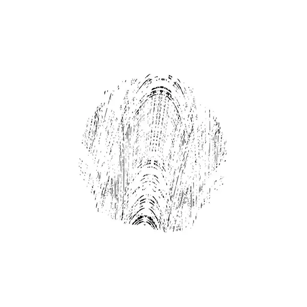 Macchia Nera Astratta Sfondo Bianco Illustrazione Vettoriale — Vettoriale Stock