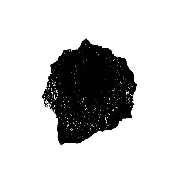 Abstrakter Schwarzer Fleck Auf Weißem Hintergrund Vektorillustration — Stockvektor