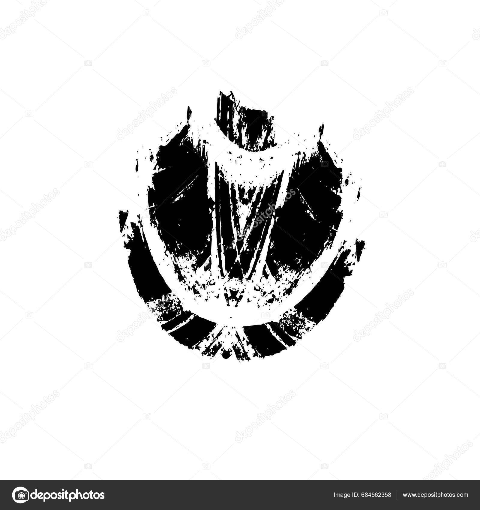 Grunge Vector Black White Texture Stock Vector by ©Toluk 684562358