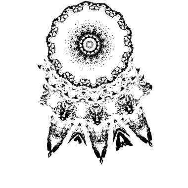 grunge boya monokrom desenli arka plan. 