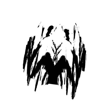 grunge monokrom dokusu arkaplanı. 