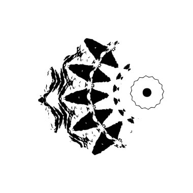 El çizimi karalama çiçeği, çiçek süsü