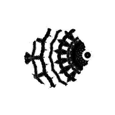 Bir yılanın siyah beyaz ikonunun vektör çizimi