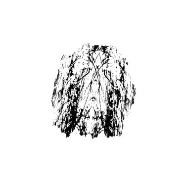 creative black brush stroke on white background 