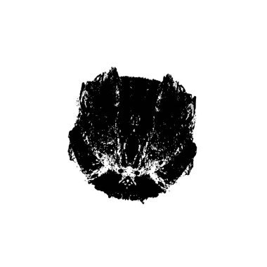 creative black brush stroke on white background 