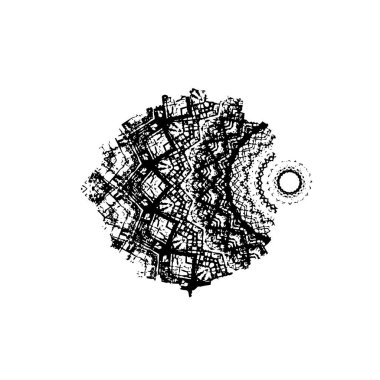 creative black brush stroke on white background 